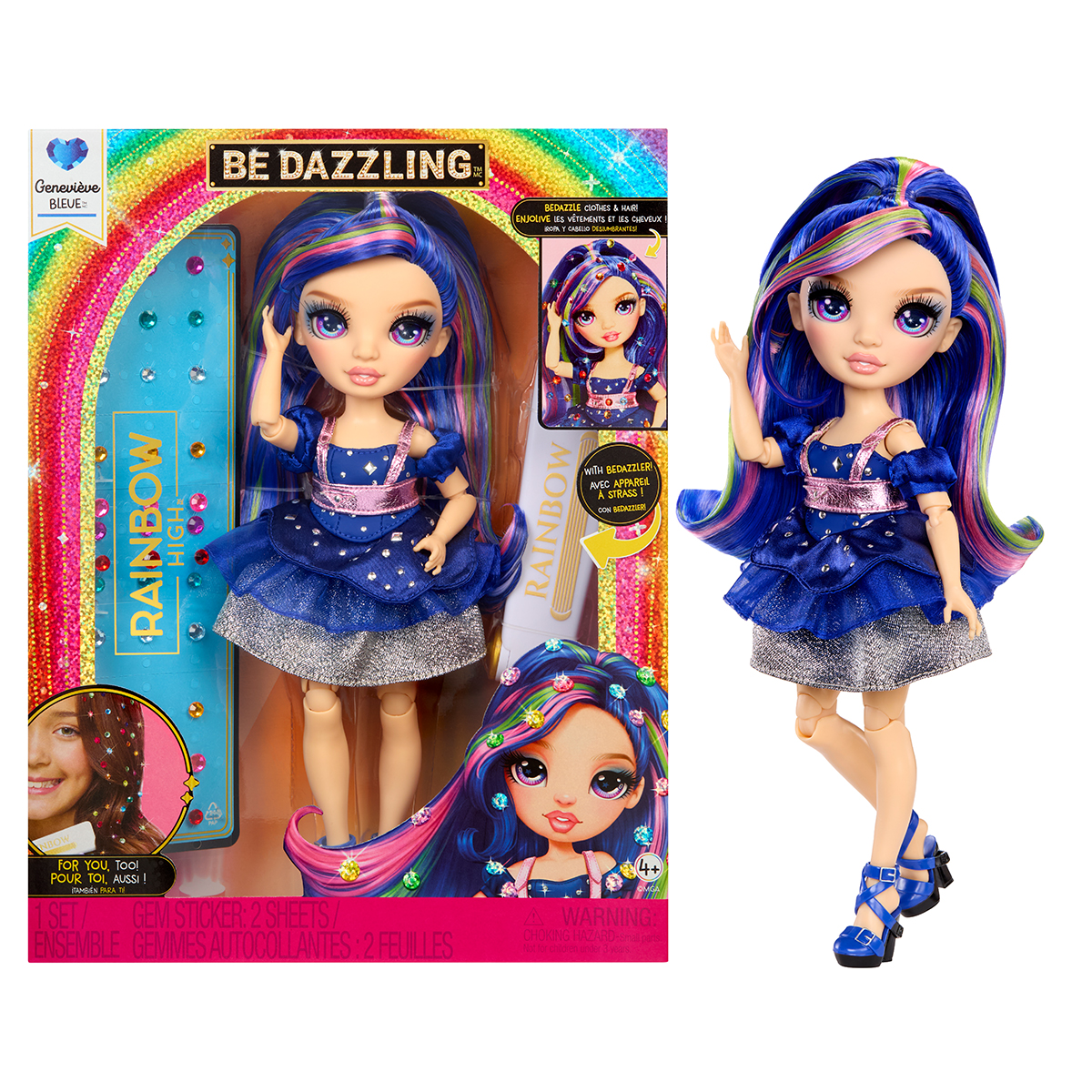 Лялька Rainbow High серії Be Dazzling – Женев’єва — превʼю 1