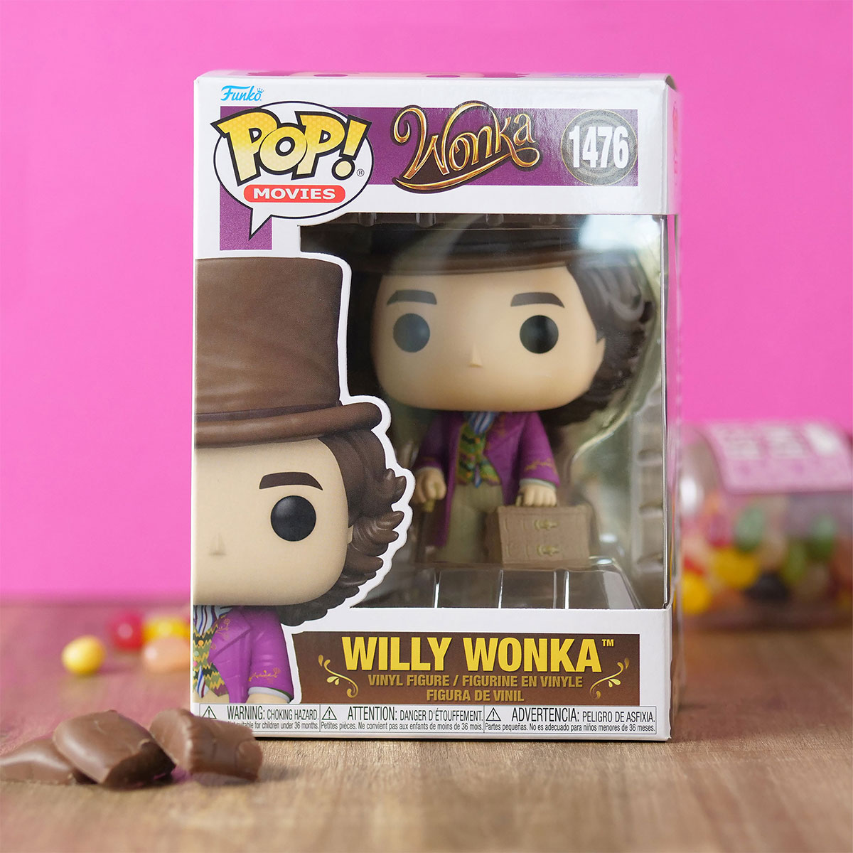 Ігрова фігурка Funko POP! Віллі Вонка 12 см — превʼю 5