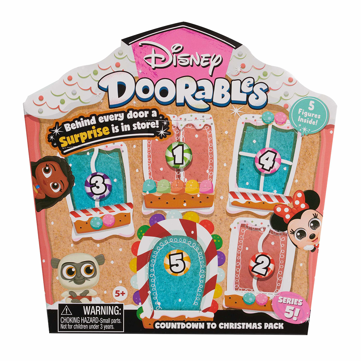 Ігровий набір Disney Doorables Великий святковий будинок з фігурками 5 шт — превʼю 2