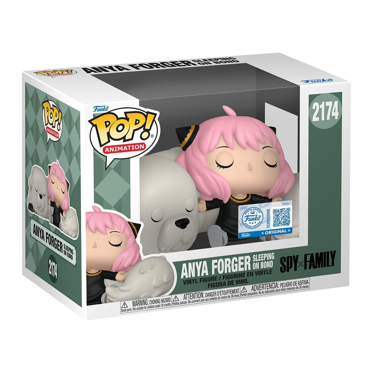 Колекційна фігурка Аня та Бонд Spy x Family Funko POP Аніме персонажі Багатоколірна