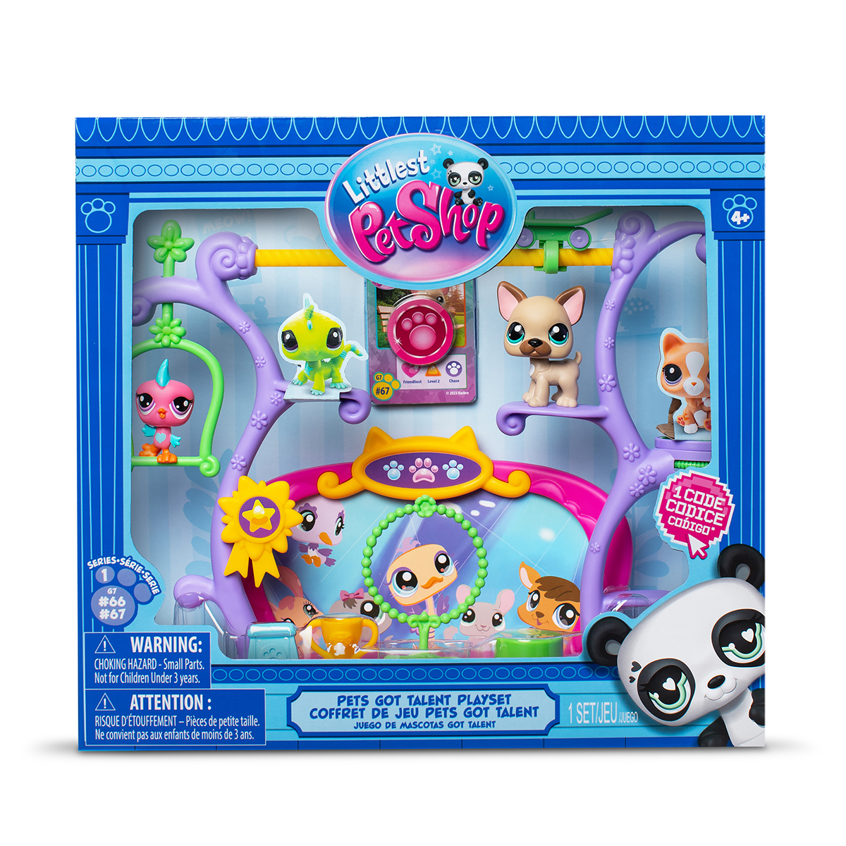 Ігровий набір Шоу талантів Hasbro Littlest Pet Shop з двома фігурками