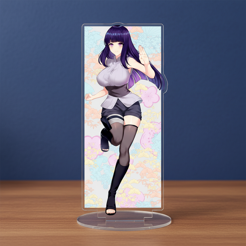 Акрилова фігурка Хюґа Хіната Hinata Hyuga Наруто Naruto 150 x 50 мм — превʼю 2