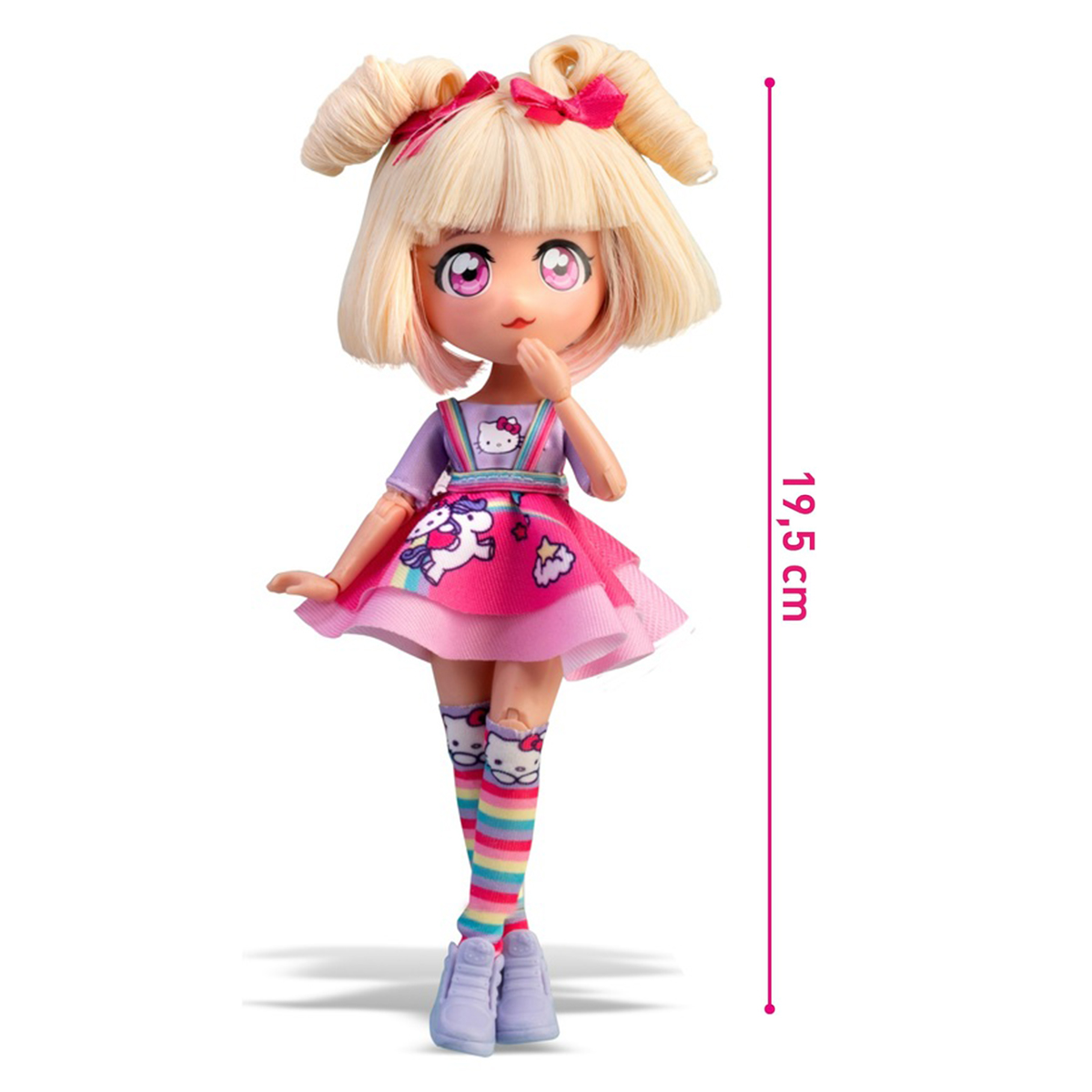 Лялька 4SF Manga Dolls Hello Kitty Цукерочка-єдиноріг 19,5 см — превʼю 3