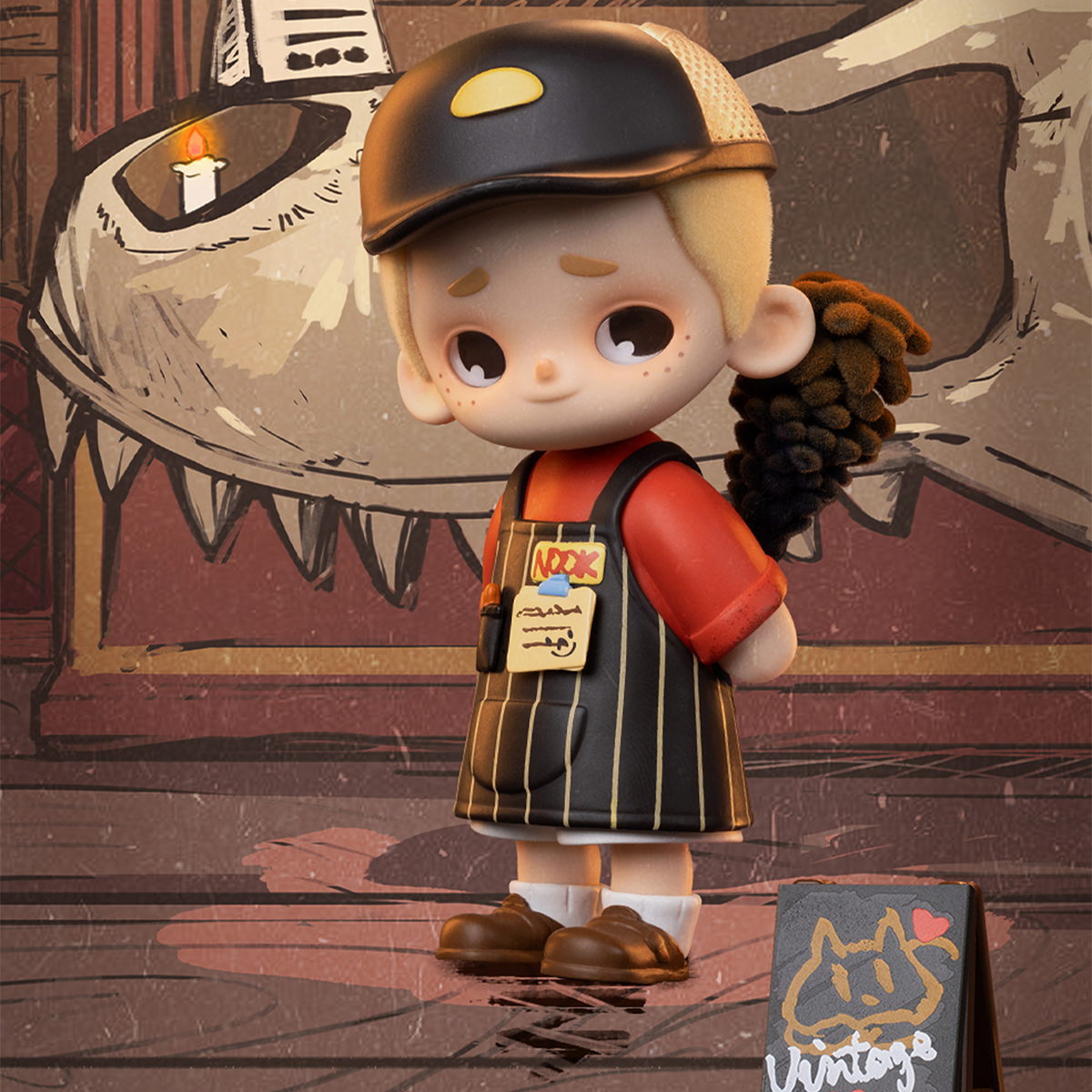 Колекційна фігурка 52Toys NOOK Вінтажна крамниця — Nook та Jiumu — 9 см — превʼю 3