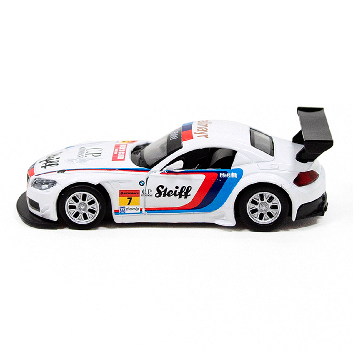Автомодель BMW Z4 GT3 Techno Drive металева Біла — превʼю 5