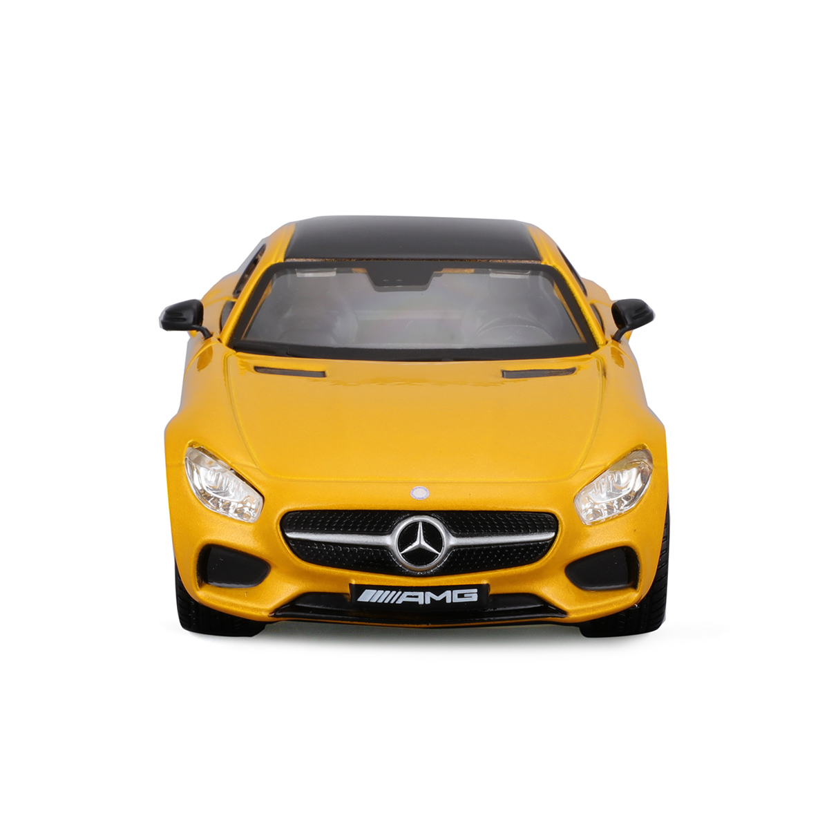 Автомодель Mercedes-AMG GT Bburago 1:32 металева Жовта — превʼю 2