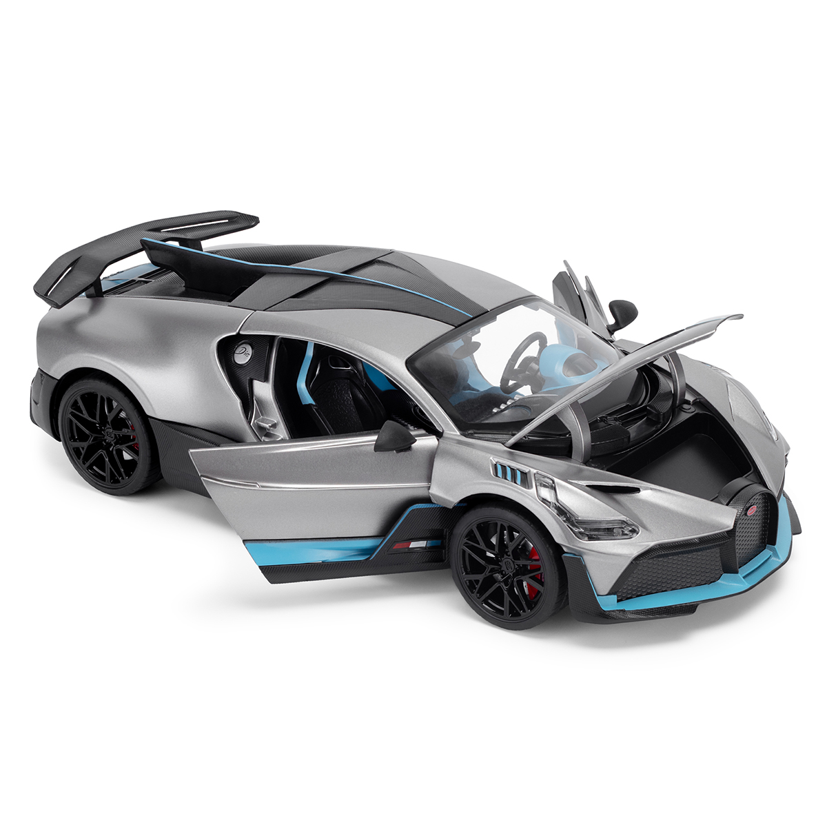 Автомодель Techno Drive Bugatti Divo металева 1:18 Сіра — превʼю 15
