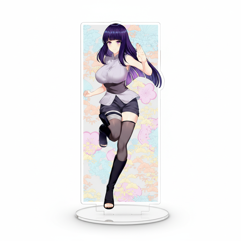 Акрилова фігурка Хюґа Хіната Hinata Hyuga Наруто Naruto 150 x 50 мм — превʼю 1