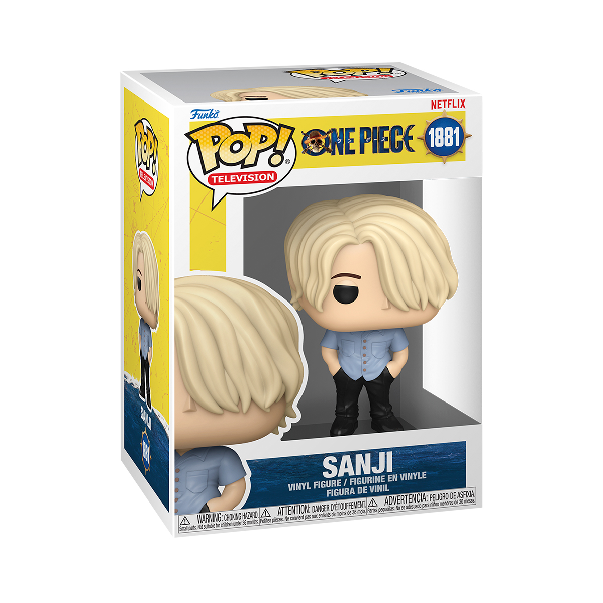 Колекційна ігрова фігурка Funko POP - One Piece - Sanji - Аніме Аніме — превʼю 1