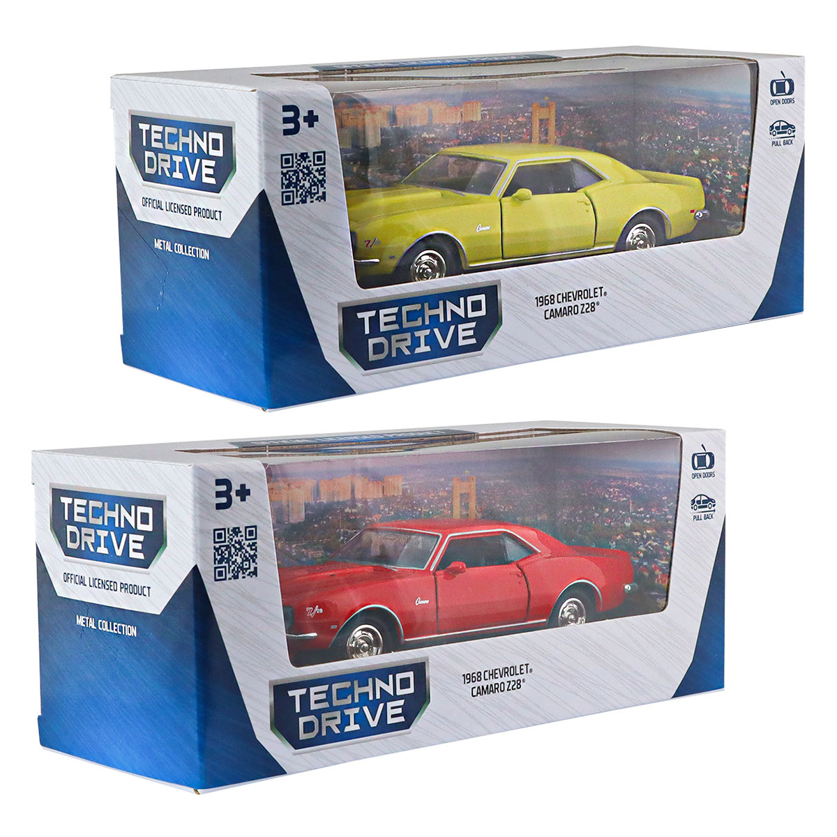 Автомодель Chevrolet Camaro Z28 1968 Techno Drive металева 1:43 — превʼю 6