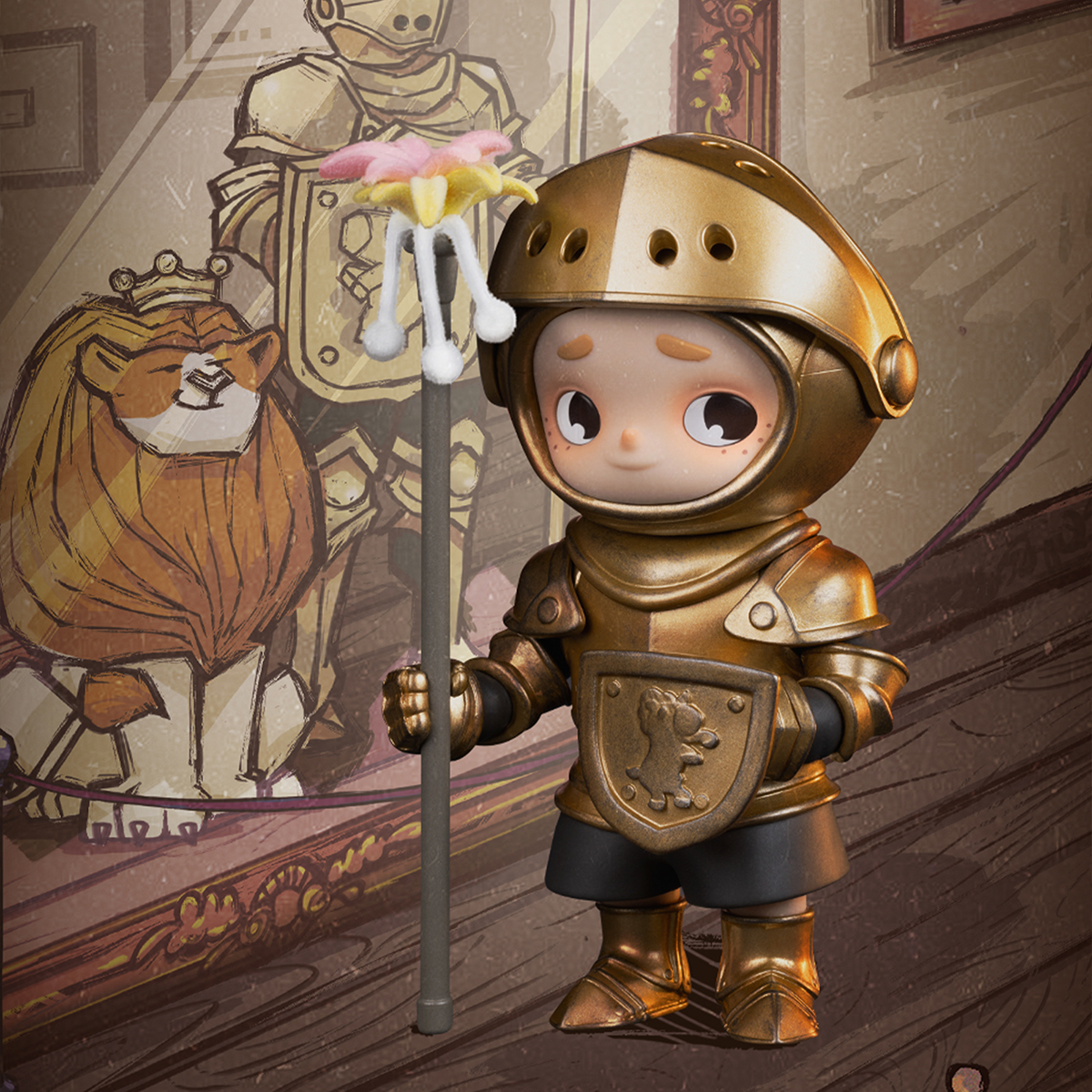 Колекційна фігурка 52Toys NOOK Вінтажна крамниця — Nook та Jiumu — 9 см — превʼю 10