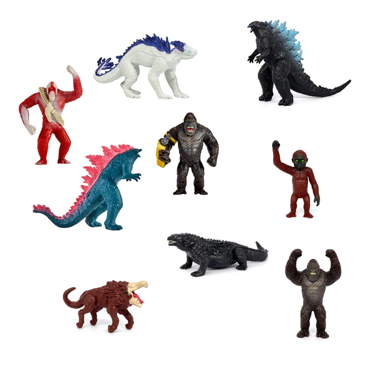 Фігурка Godzilla x Kong Мінімонстри 5 см 9 персонажів — превʼю 3