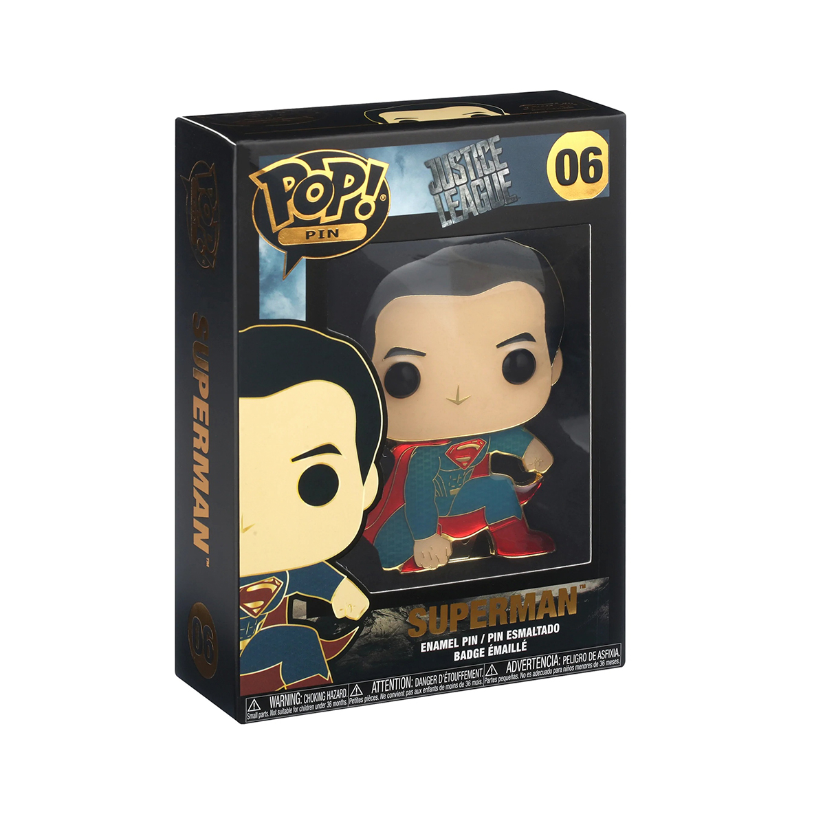 Пін колекційний Funko Pop DC Comics Superman - Супермен Багатоколірний — превʼю 5