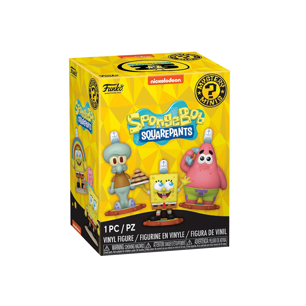 Ігрова фігурка колекційна Funko Mystery Minis SpongeBob - Губка Боб Кольорова — превʼю 1