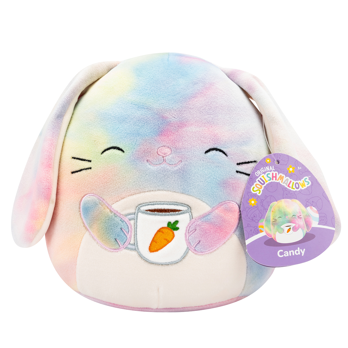 М'яка іграшка Squishmallows – Кролик Кенді (Candy the Rabbit) – 19 см — превʼю 7