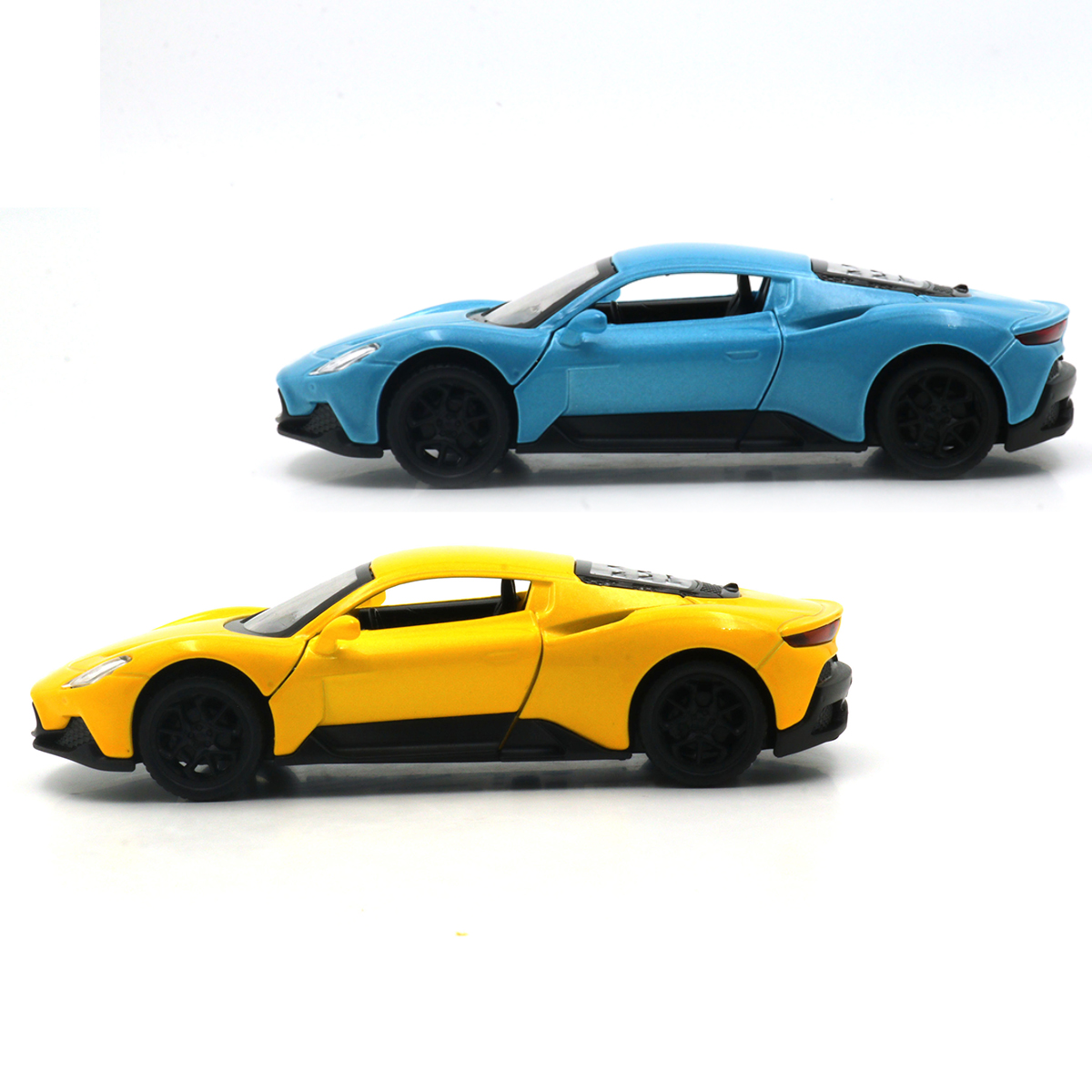 Автомодель Techno Drive Maserati MC20 металева 1:41 синя — превʼю 2