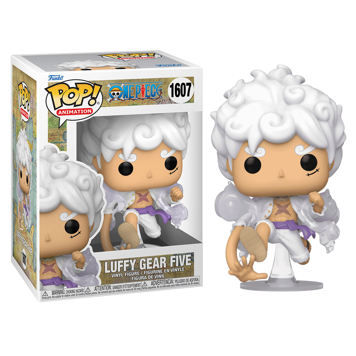 Колекційна фігурка One Piece Luffy - Funko POP аніме персонаж Білий — превʼю 2