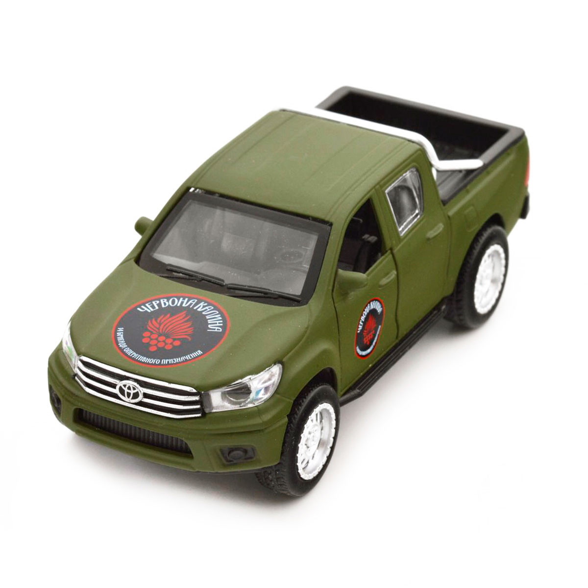 Автомодель TechnoDrive Toyota Hilux Червона калина 1:40 металева