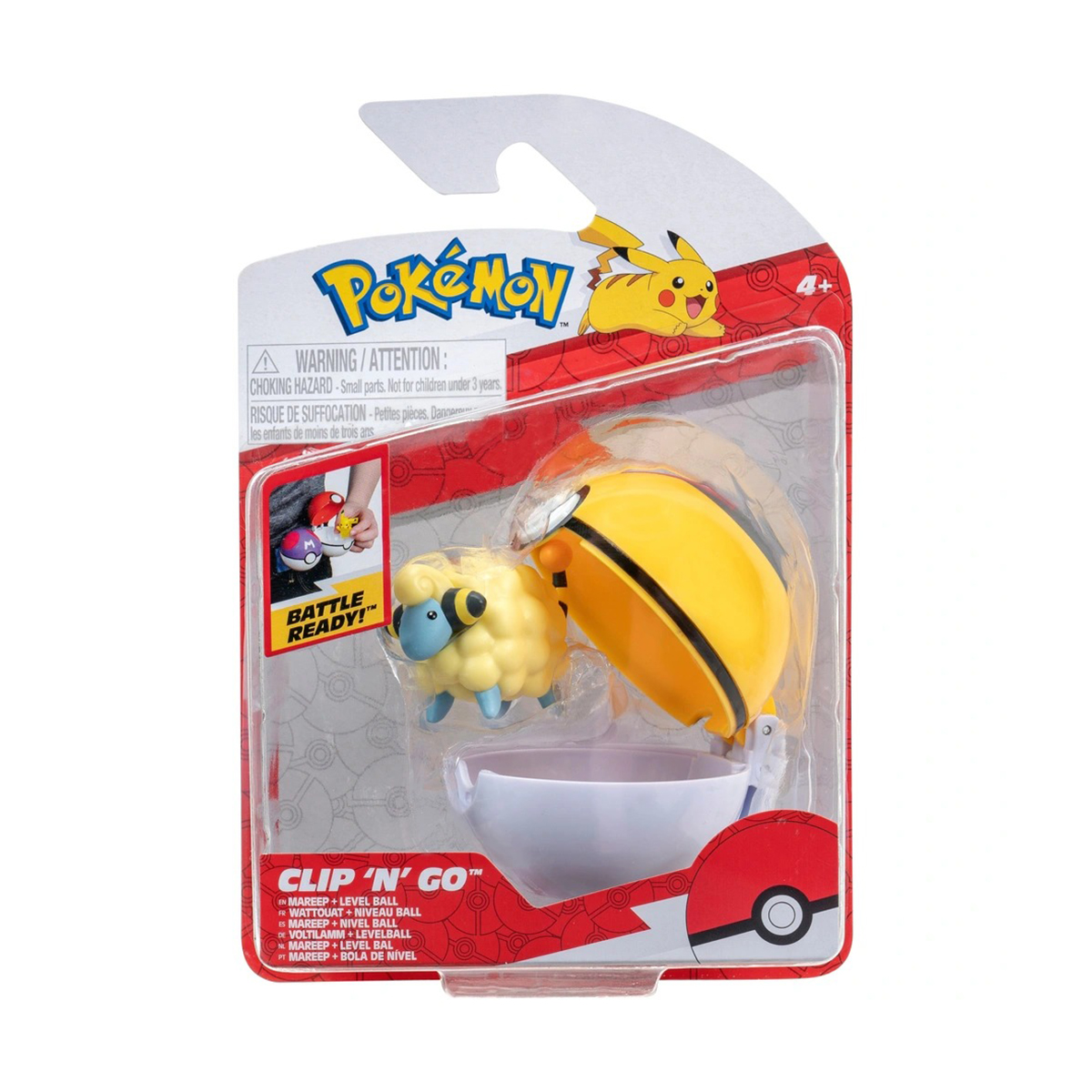 Ігровий набір Pokemon W14 з фігуркою Маріп та покеболом 5 см Jazwares — превʼю 1