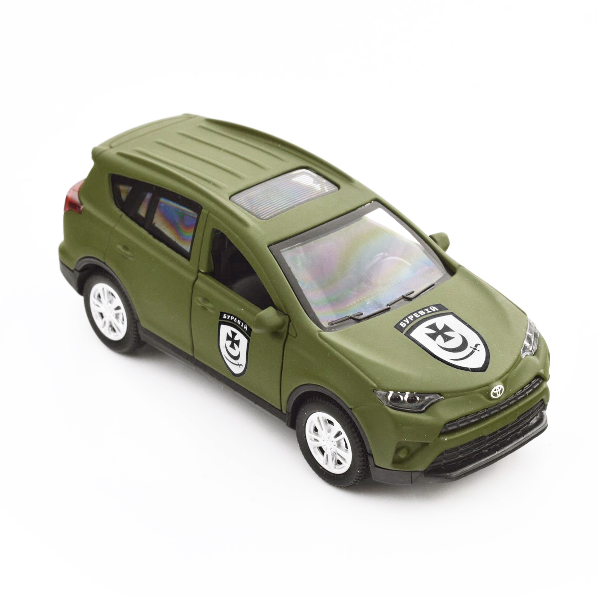 Автомодель Toyota RAV4 Буревій TechnoDrive 1:40 Шеврони Героїв металева — превʼю 14