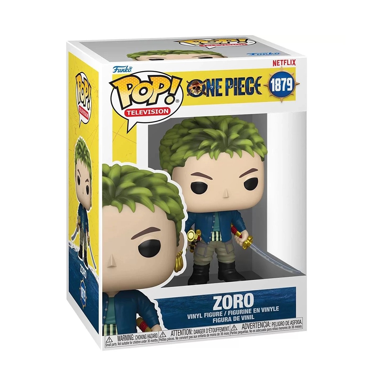 Колекційна ігрова фігурка Funko POP One Piece Ван Піс - Roronoa Zoro Зоро — превʼю 1