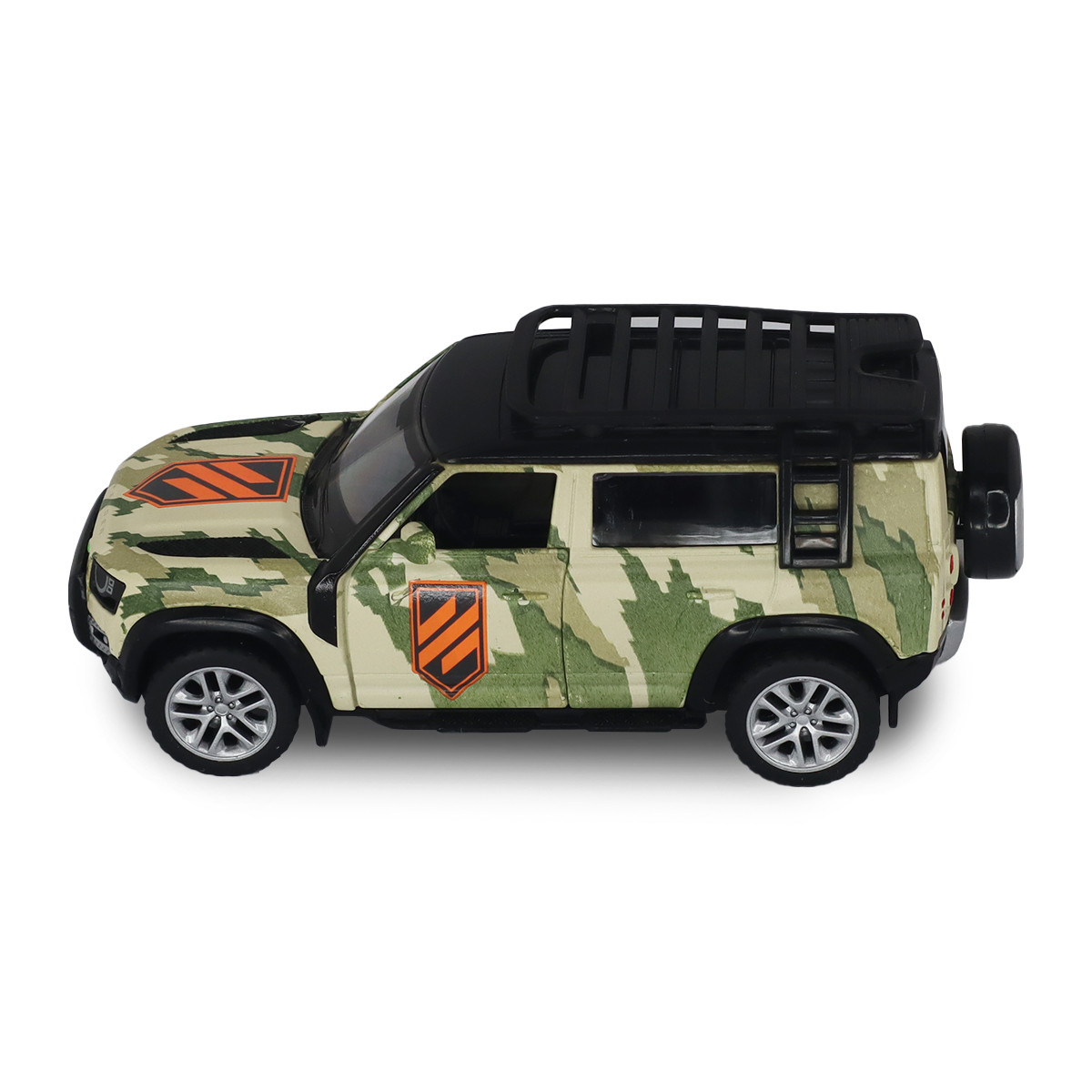 Автомодель TechnoDrive Land Rover Defender 110 3 ОШБр серії Шеврони Героїв 1:43 — превʼю 8