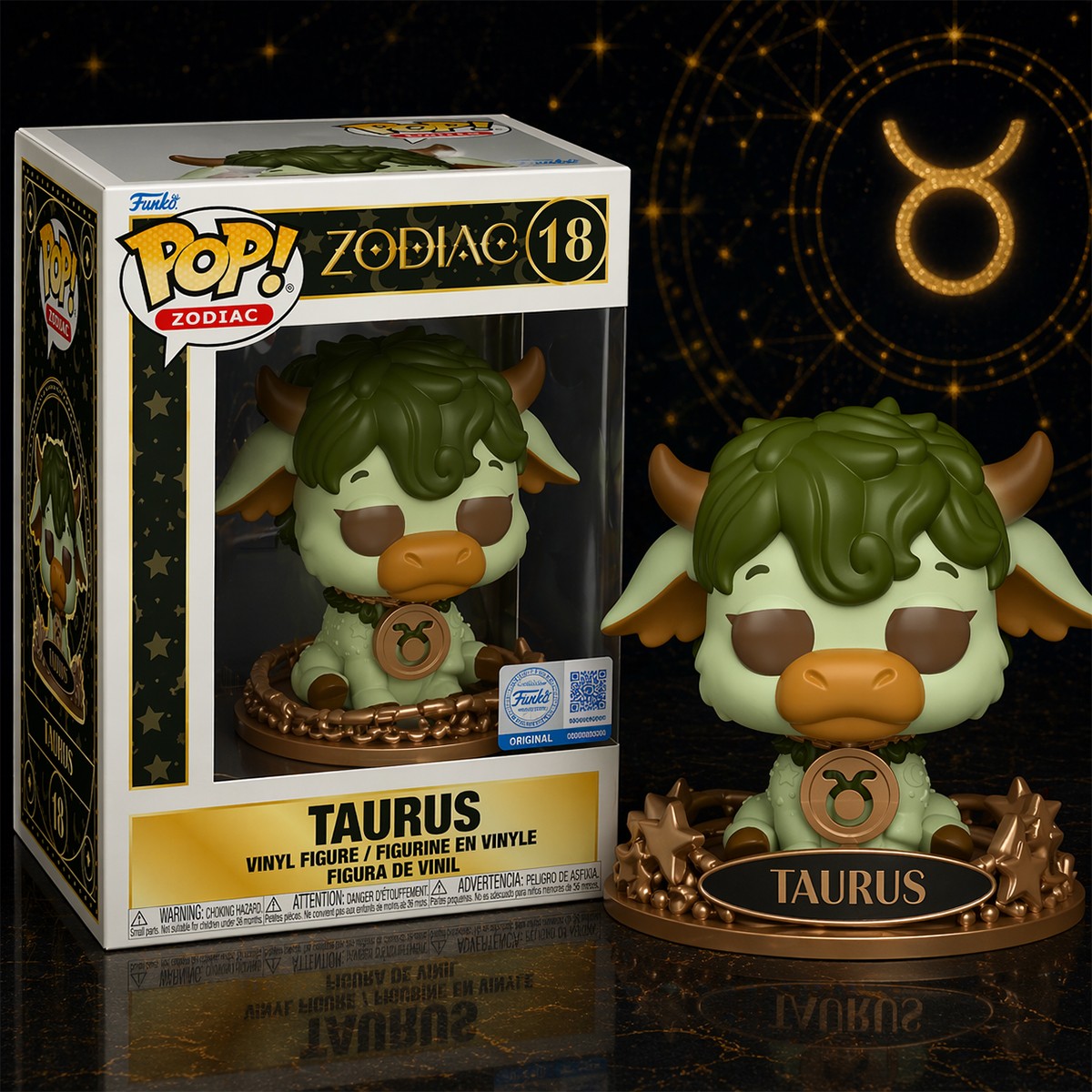 Колекційна ігрова фігурка Funko POP Zodiac - Taurus Телець серія Zodiac — превʼю 3