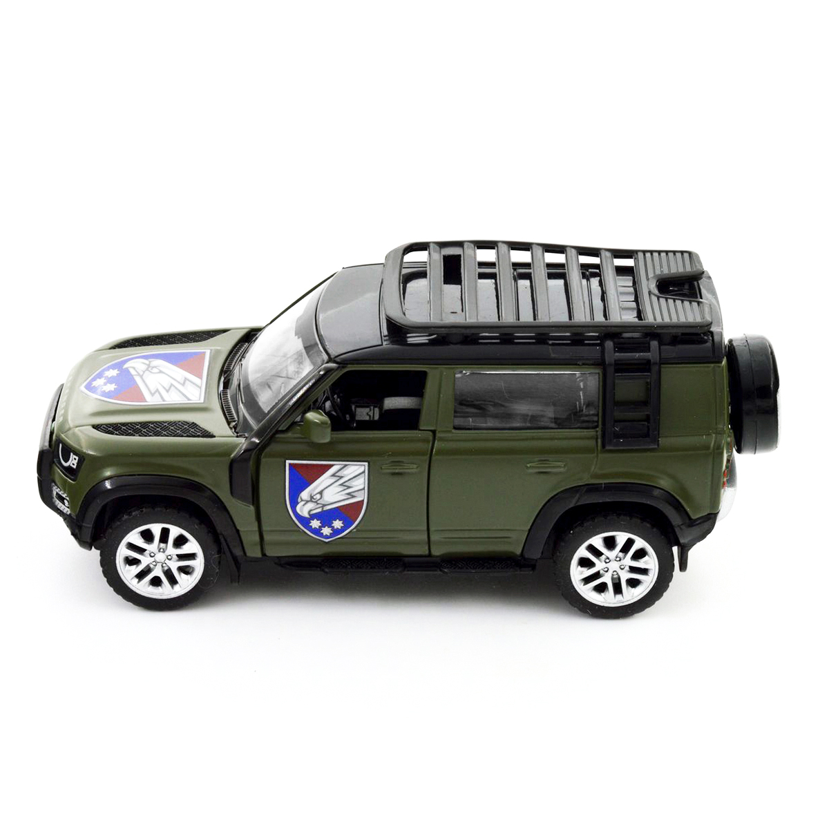 Колекційна модель Land Rover Defender 110 25 ОПДБр Techno Drive 1:43 металева — превʼю 9