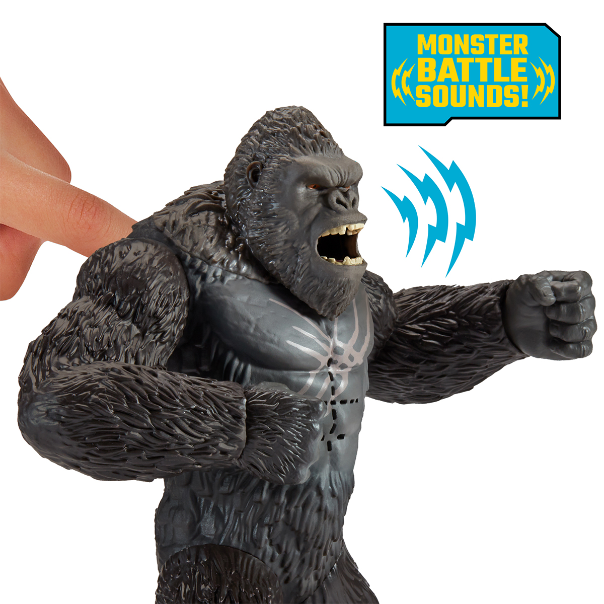 Фігурка Godzilla x Kong Конг з рухливими частинами тіла 18 см зі звуком — превʼю 3
