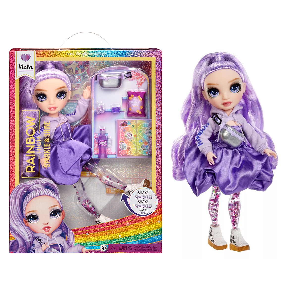 Лялька Rainbow High серії Sparkle & Shine - Віола — превʼю 1