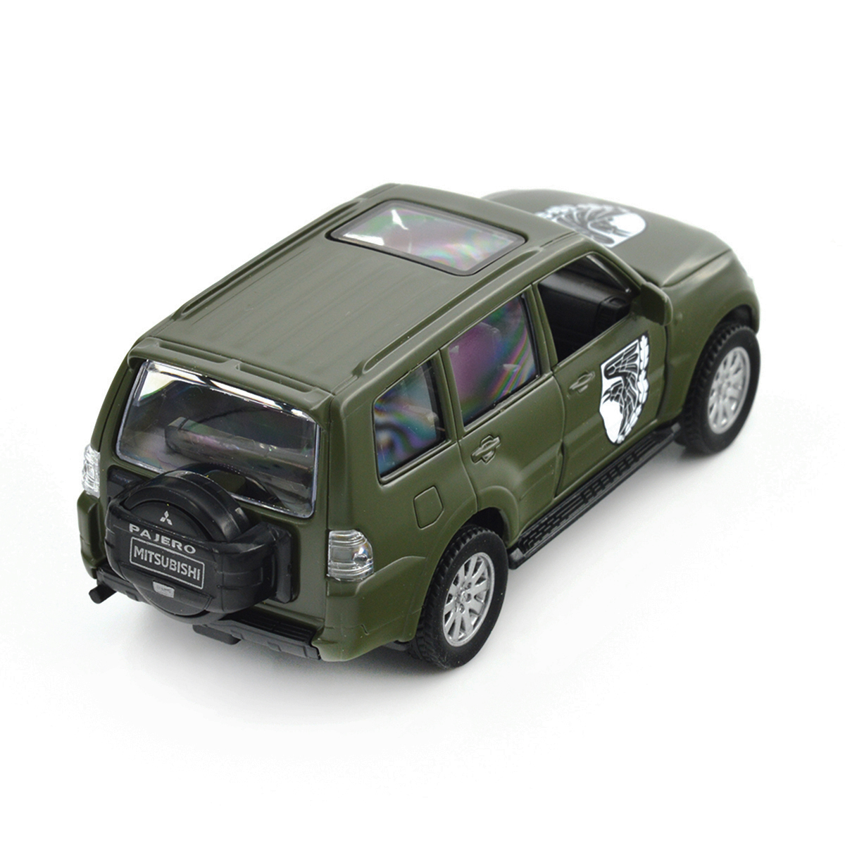 Колекційна автомодель TechnoDrive Mitsubishi Pajero 93 ОМБр Шеврони Героїв 1:42 — превʼю 12