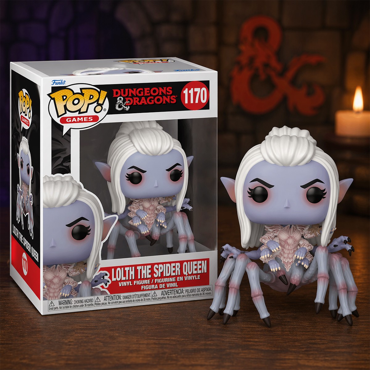 Колекційна ігрова фігурка Spider Queen - Dungeons and Dragons Funko POP — превʼю 3