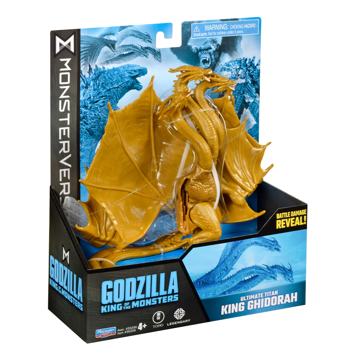 Ігрова фігурка Godzilla vs. Kong Король Гідора 15 см з рухливими частинами — превʼю 5