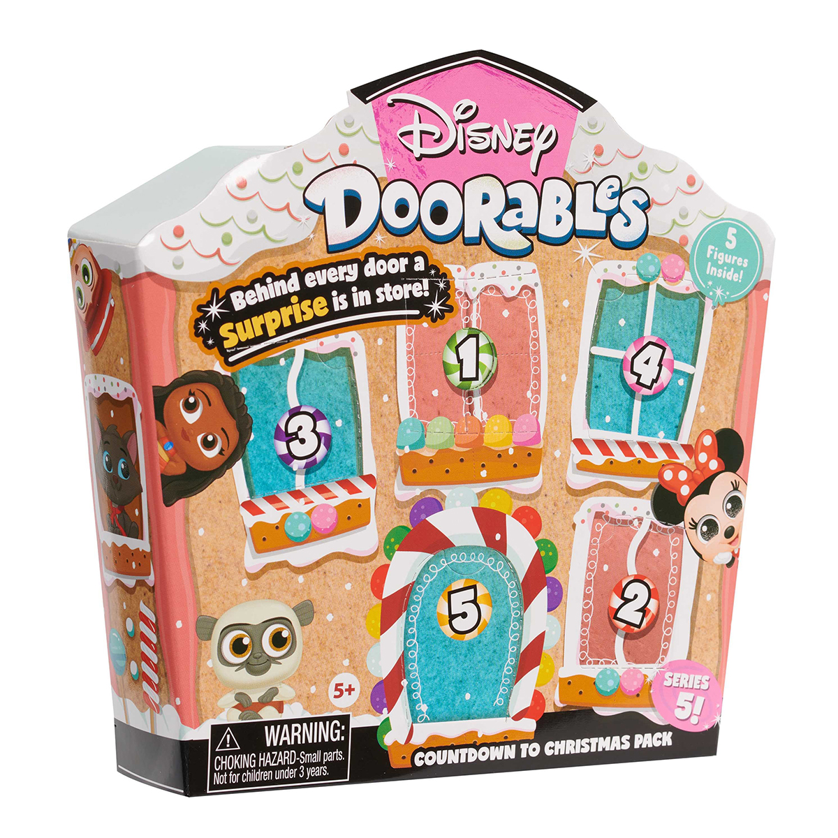 Ігровий набір Disney Doorables Великий святковий будинок з фігурками 5 шт