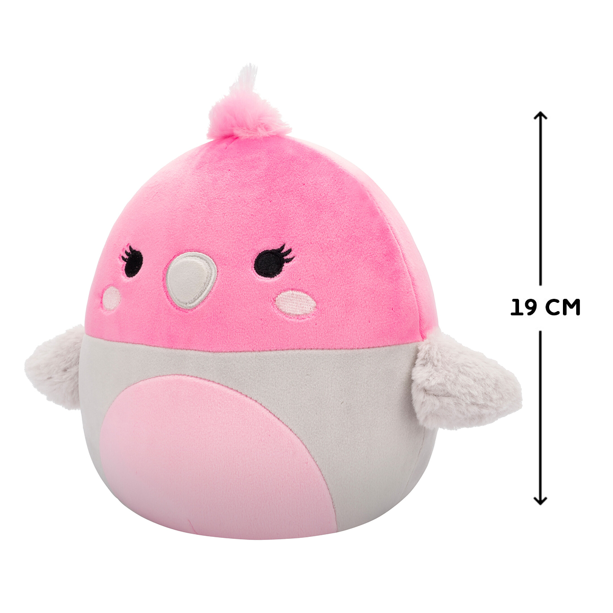 М'яка іграшка Squishmallows — Какаду Джейла (Jayla) — 19 см — превʼю 2