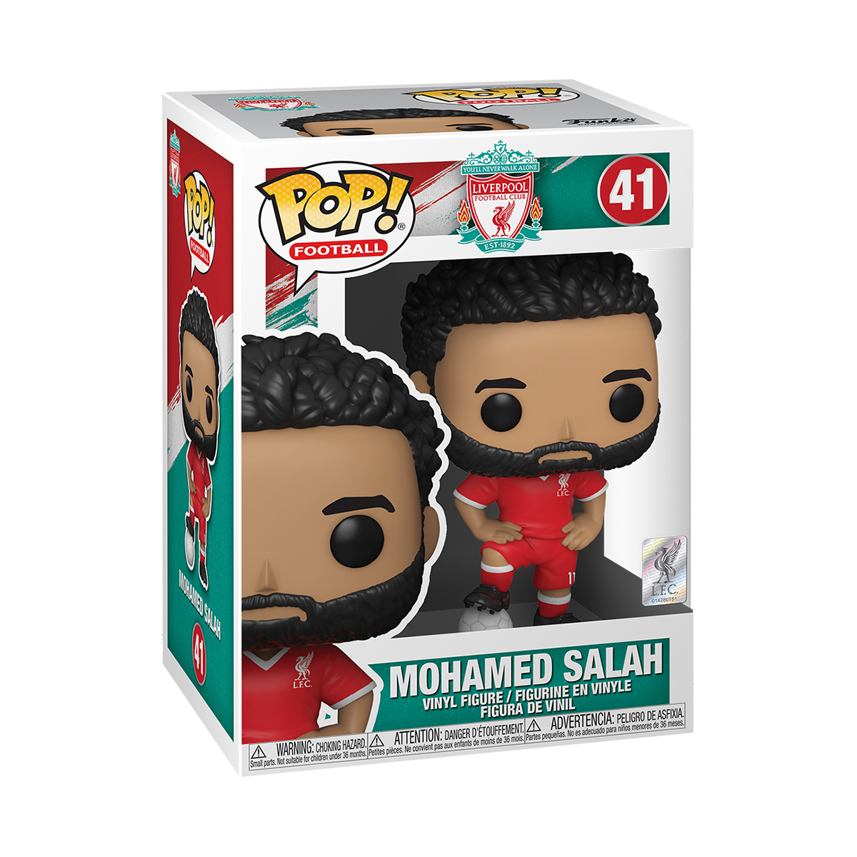 Колекційна фігурка Funko POP - Mohamed Salah - Ліверпуль Футбол — превʼю 3