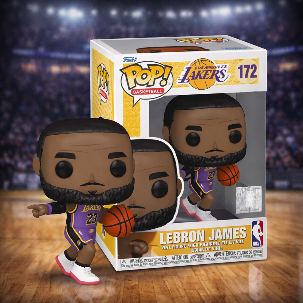 Колекційна фігурка NBA LeBron James - Funko POP ігрова спортивна Баскетболіст — превʼю 3