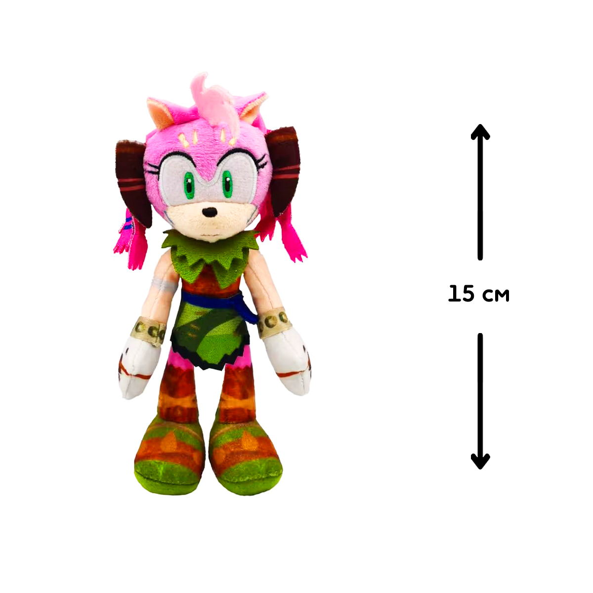 М'яка іграшка на кліпсі Sonic Prime – Емі (Amy Rose) – 10 см — превʼю 2