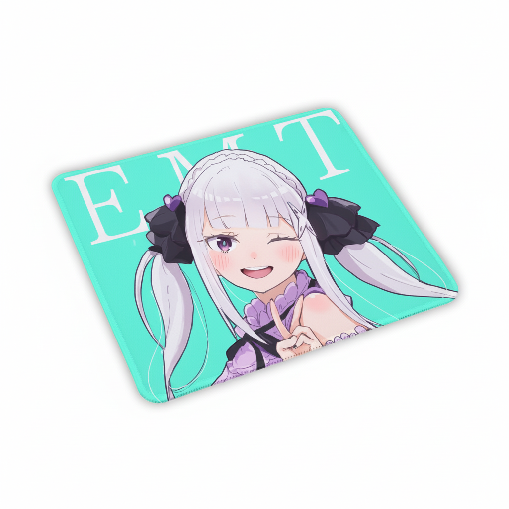 Килимок для миші Життя в альтернативному світі з нуля Re:Zero Kara Hajimeru Isekai Seikatsu Емілія 26*21 см 9731536-03-010