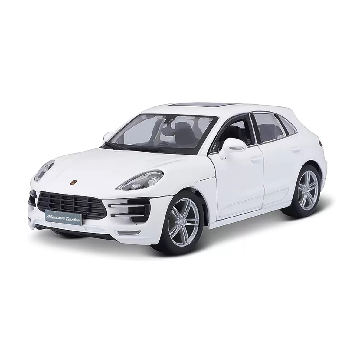 Колекційна автомодель Porsche Macan Bburago 1:24 металева з дверима, що відкриваються — превʼю 7