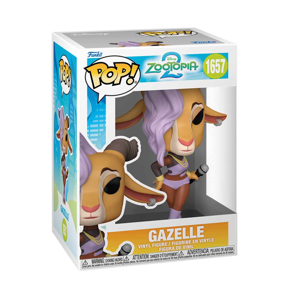 Ігрова колекційна фігурка Funko POP Зверополіс Газель Zootopia Gazelle — превʼю 1