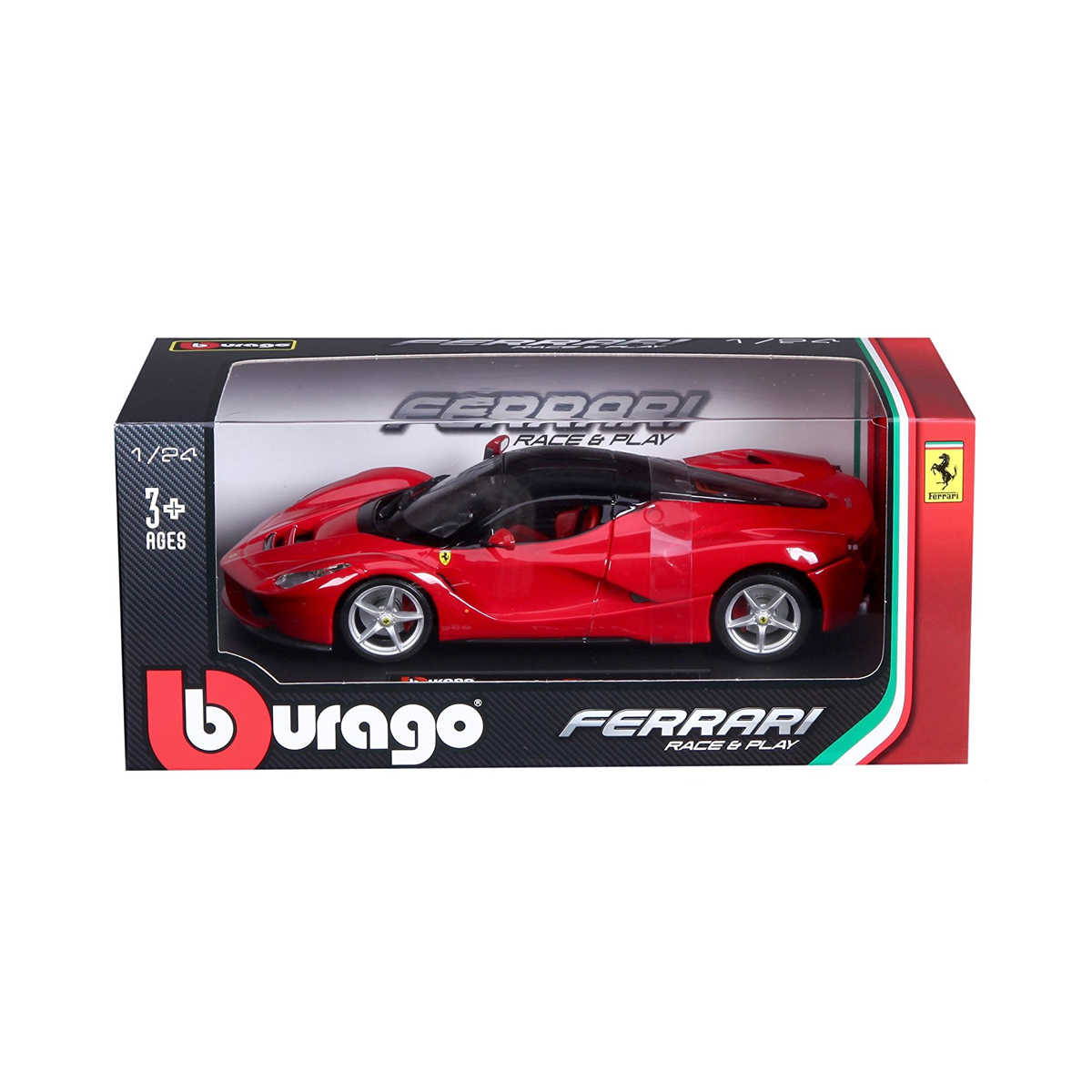 Автомодель Bburago Laferrari 1:24 металева з гумовими шинами — превʼю 7