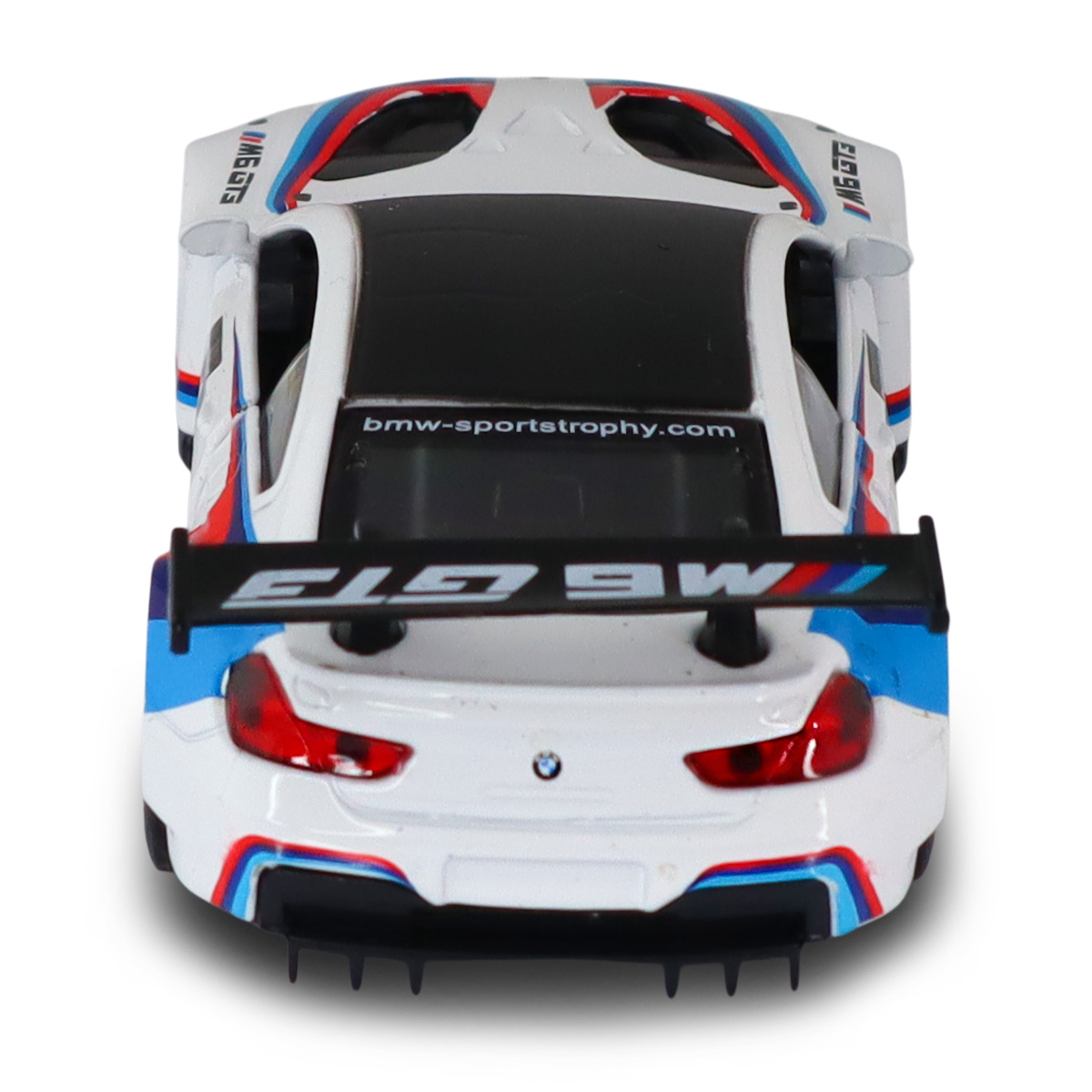 Автомодель BMW M6 GT3 Techno Drive металева 1:44 Біла — превʼю 10