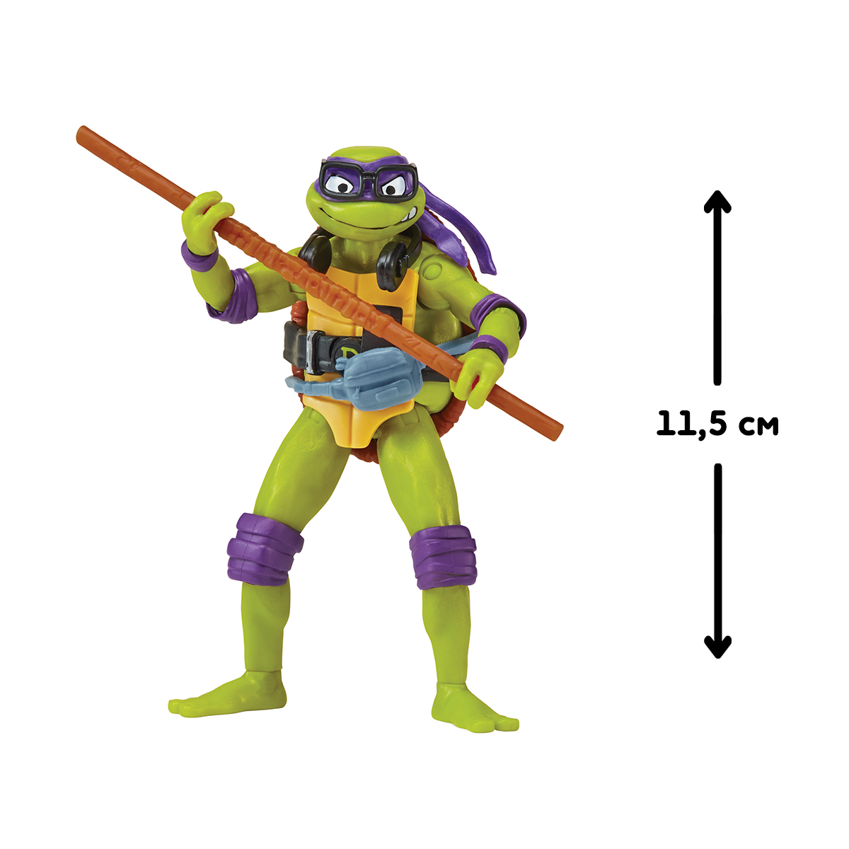 Ігрова фігурка TMNT Movie III Донателло 11,5 см з аксесуарами — превʼю 2