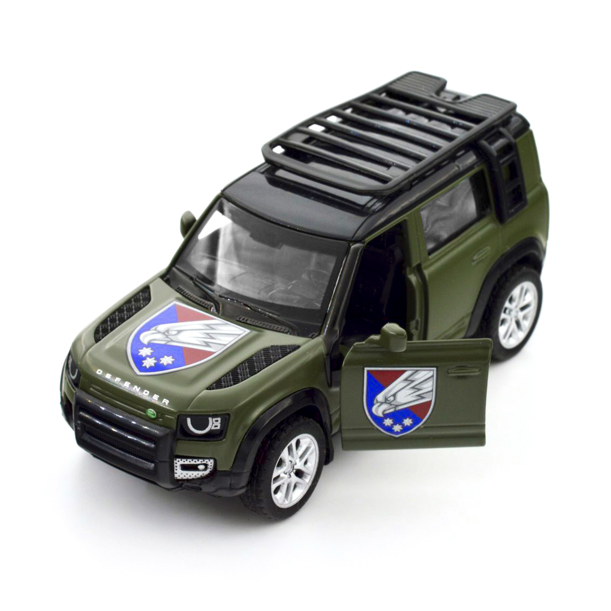 Колекційна модель Land Rover Defender 110 25 ОПДБр Techno Drive 1:43 металева — превʼю 16