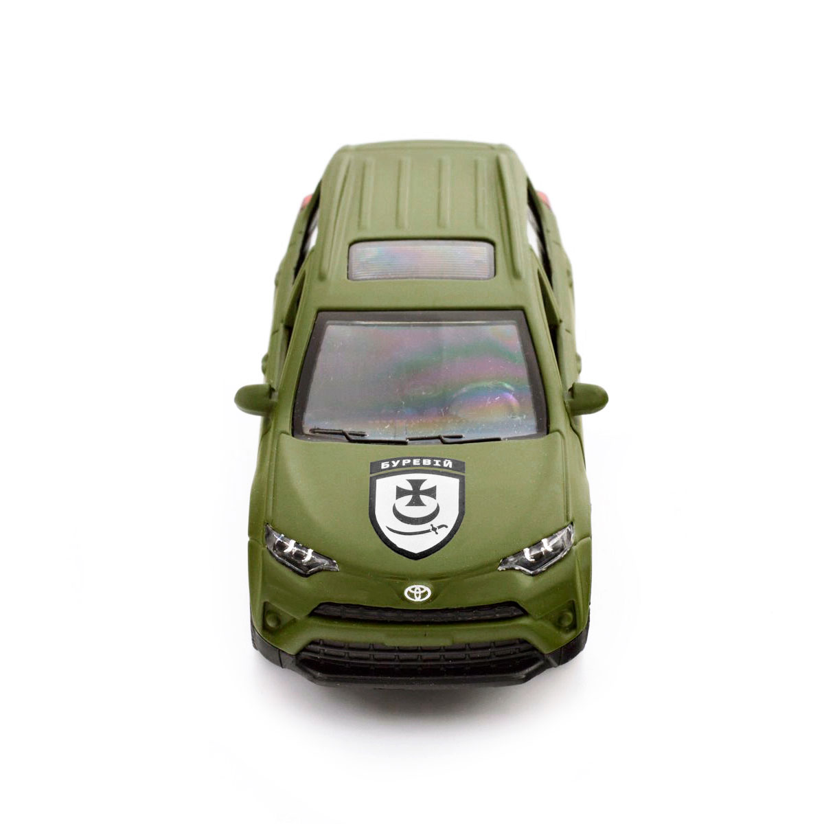 Автомодель Toyota RAV4 Буревій TechnoDrive 1:40 Шеврони Героїв металева — превʼю 15