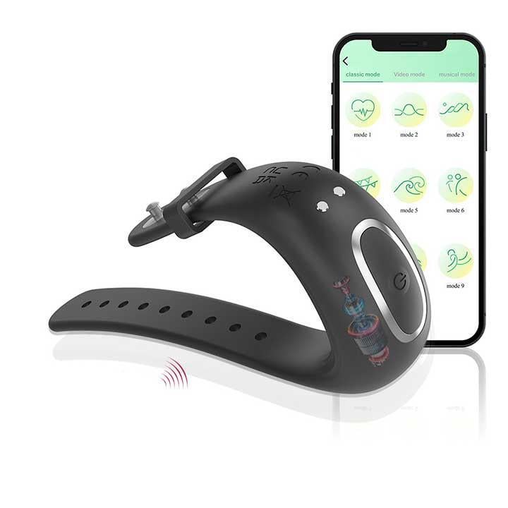 Інноваційне ерекційне кільце Pivot від We-Vibe для пеніса та мошонки Чорний