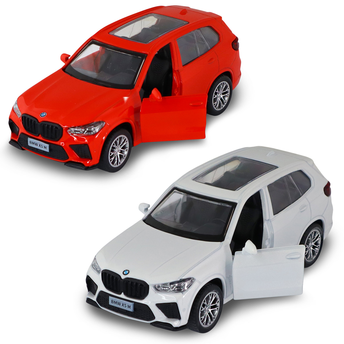 Автомодель BMW X5 M Techno Drive металева 1:43 pull-back Біла — превʼю 15