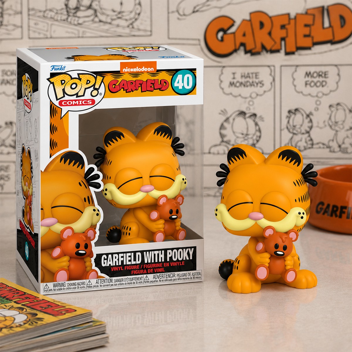 Фігурка Гарфілд з Пукі (Garfield with Pooky) — Funko Pop — Garfield — превʼю 3
