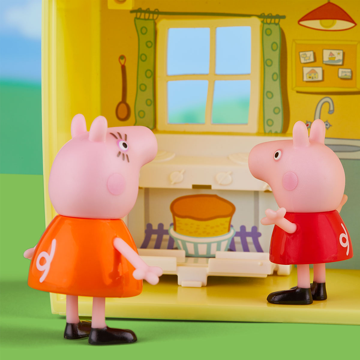 Ігровий набір Будиночок Пеппи Peppa Pig двоповерховий з фігуркою та меблями — превʼю 7